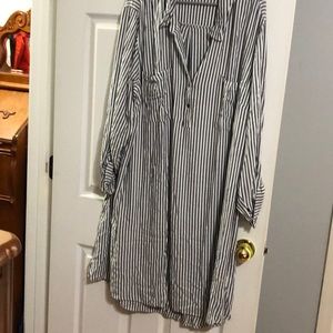 Terra sky shirt dress